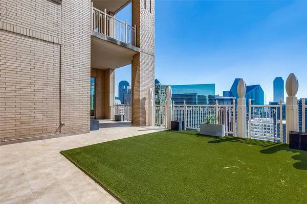 a garden view