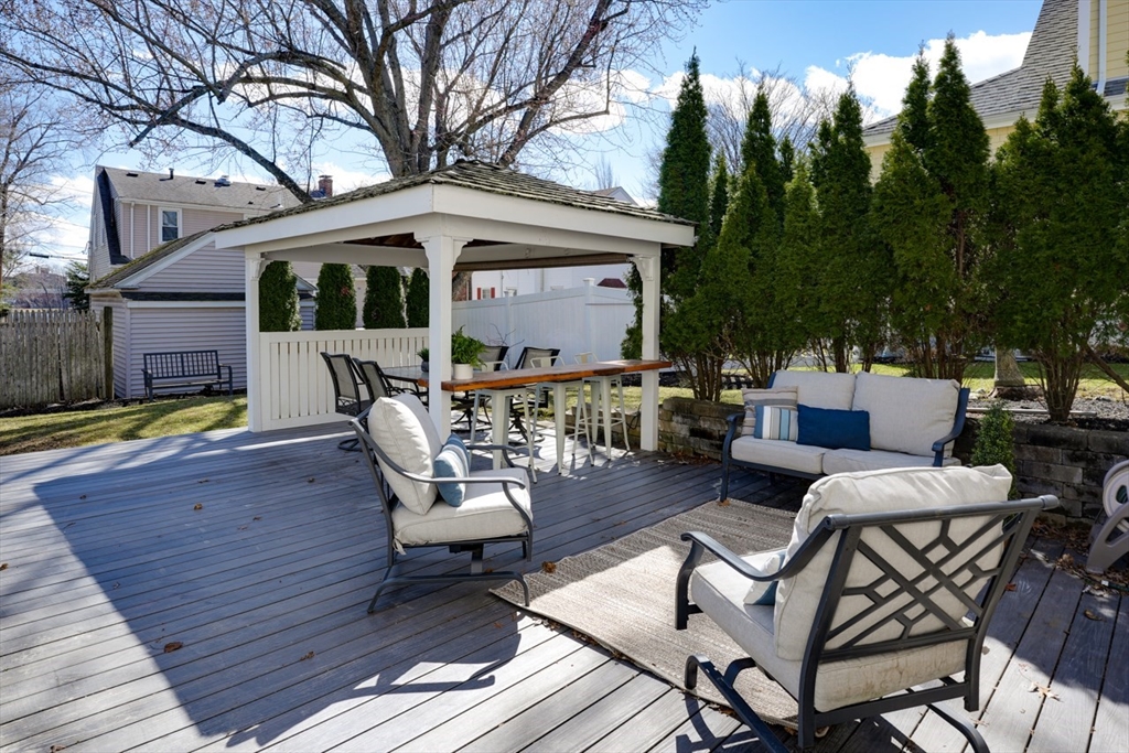 23 Stearns Road Belmont, MA 02478 - Photo 41 of 42 a view of a patio with iron fence