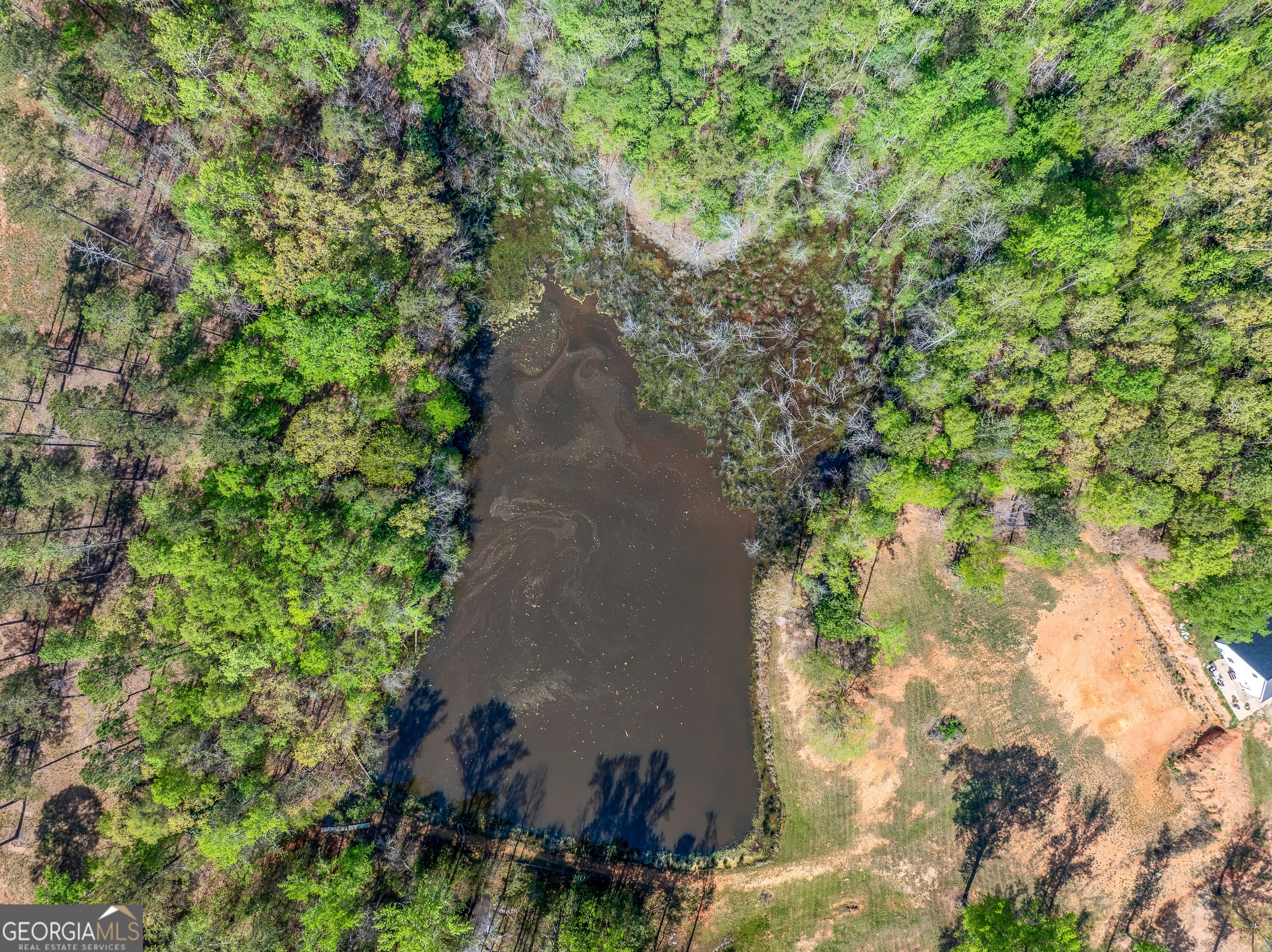 132 Melody Point Hartwell, GA 30643 - Photo 13 of 20 an aerial view of a house with a yard and covered with trees