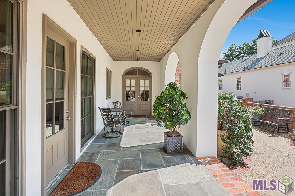 18031 Club View Drive Baton Rouge, LA 70810 - Photo 3 of 42 Covered Veranda w/ Slate Tile