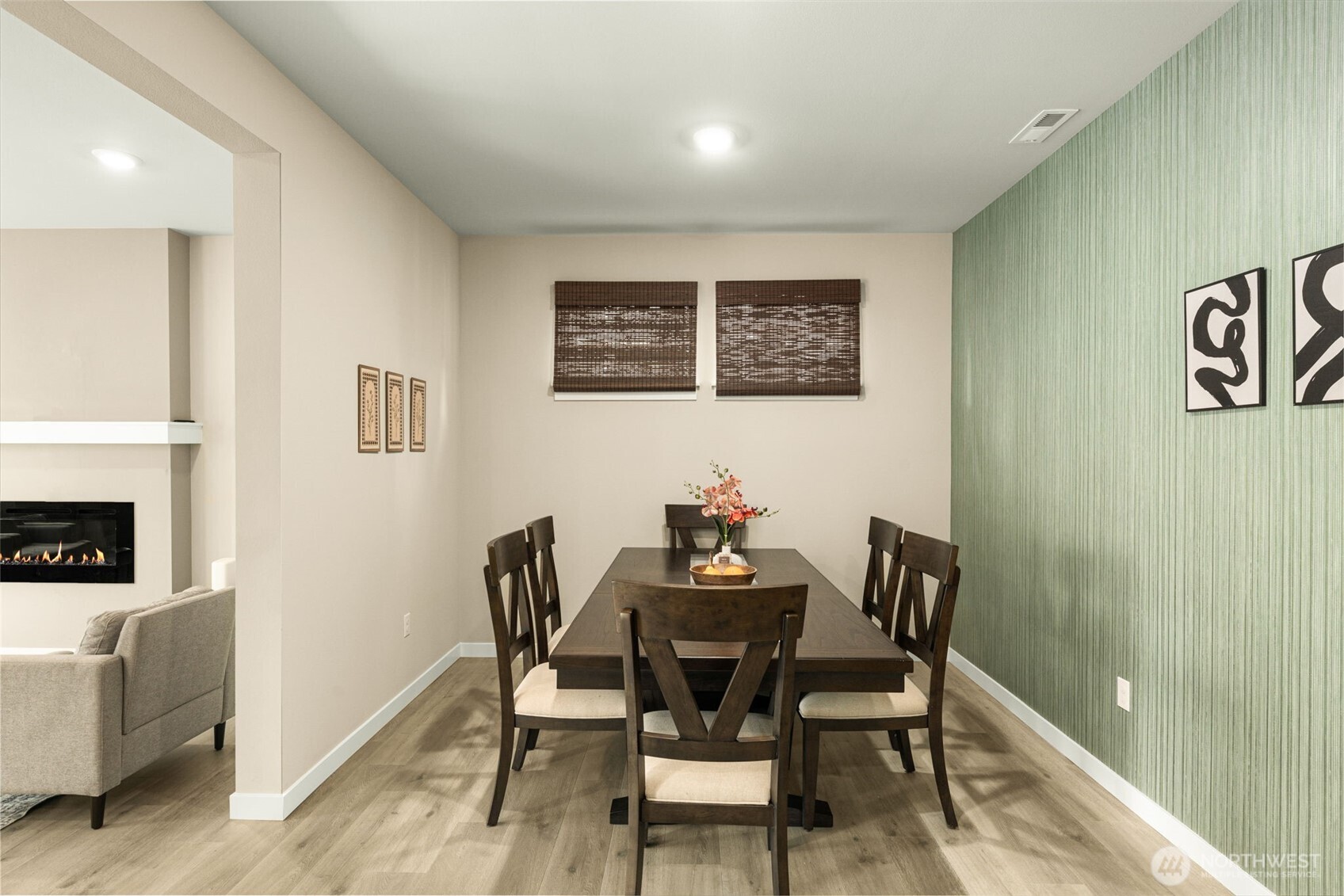 19410 28th Drive Southeast Bothell, WA 98012 - Photo 6 of 37 a view of a dining room with furniture and a potted plant