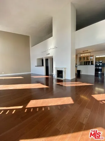 a view or kitchen with furniture and floor to ceiling window