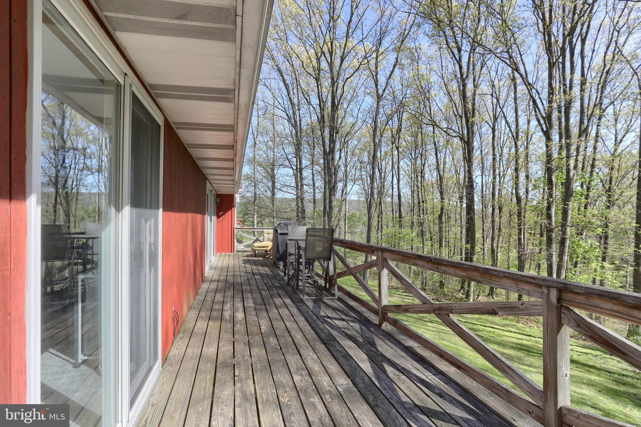 10 Bullfrog Road Grantville, PA 17028 - Photo 48 of 51 a view of balcony with chairs and wooden fence