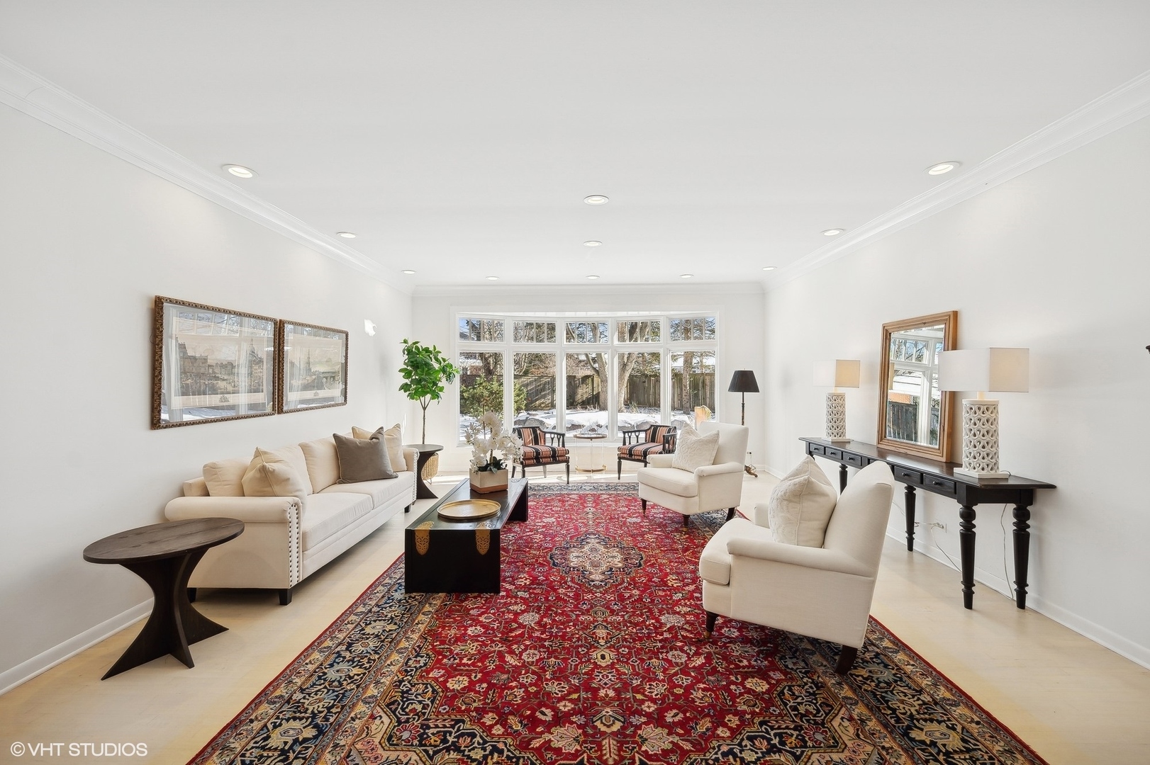 718 Chilton Lane Wilmette, IL 60091 - Photo 6 of 48 a living room with furniture and a large window