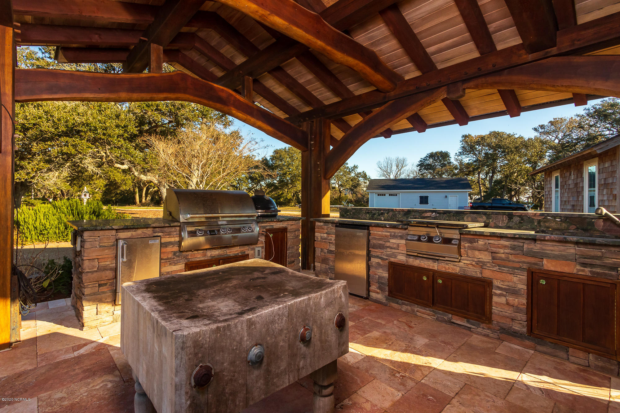 2680 Lennoxville Road Beaufort, NC 28516 - Photo 47 of 61 Outdoor kitchen area for entertaining