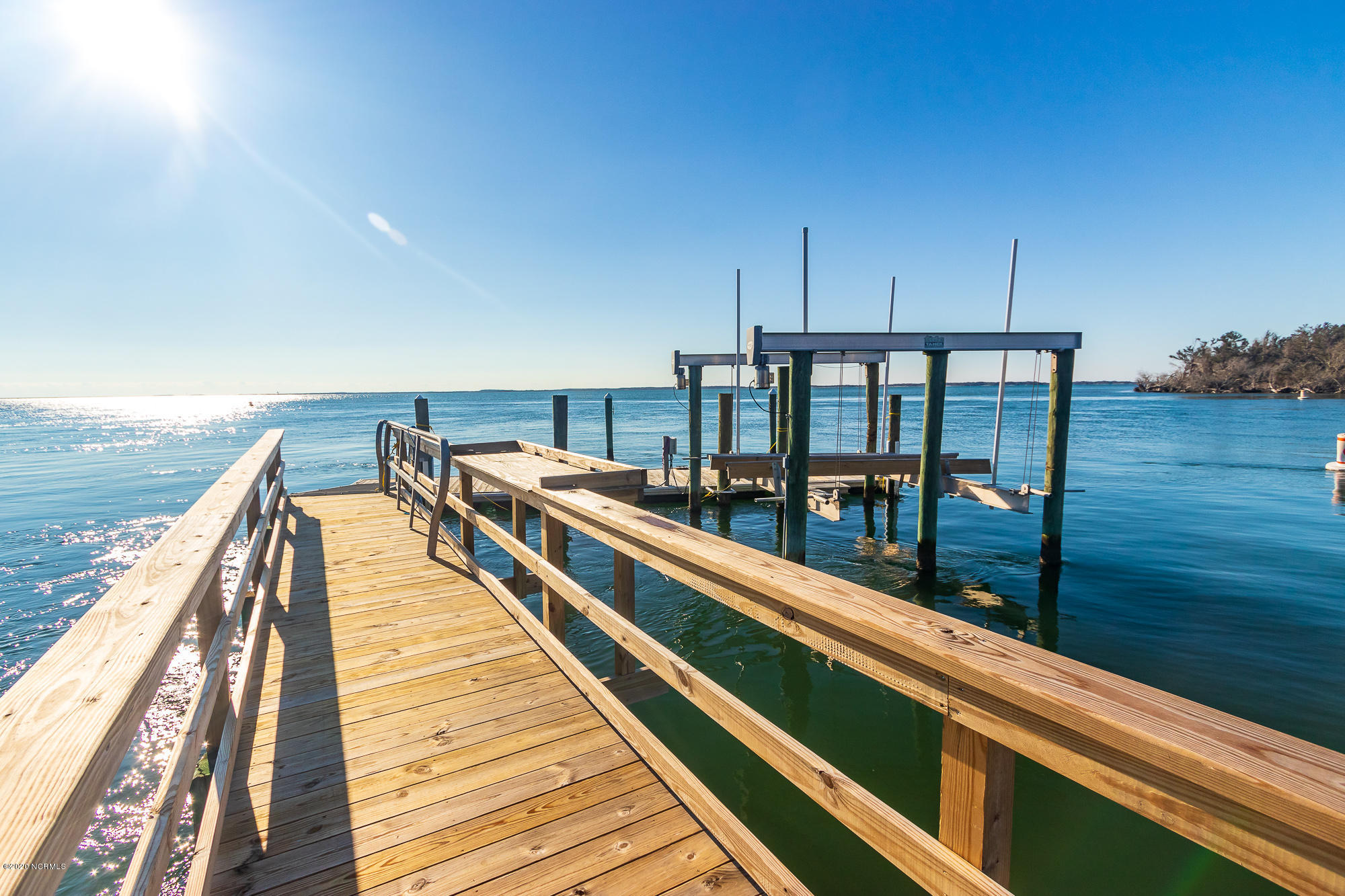 2680 Lennoxville Road Beaufort, NC 28516 - Photo 48 of 61 Private dock with boat lift