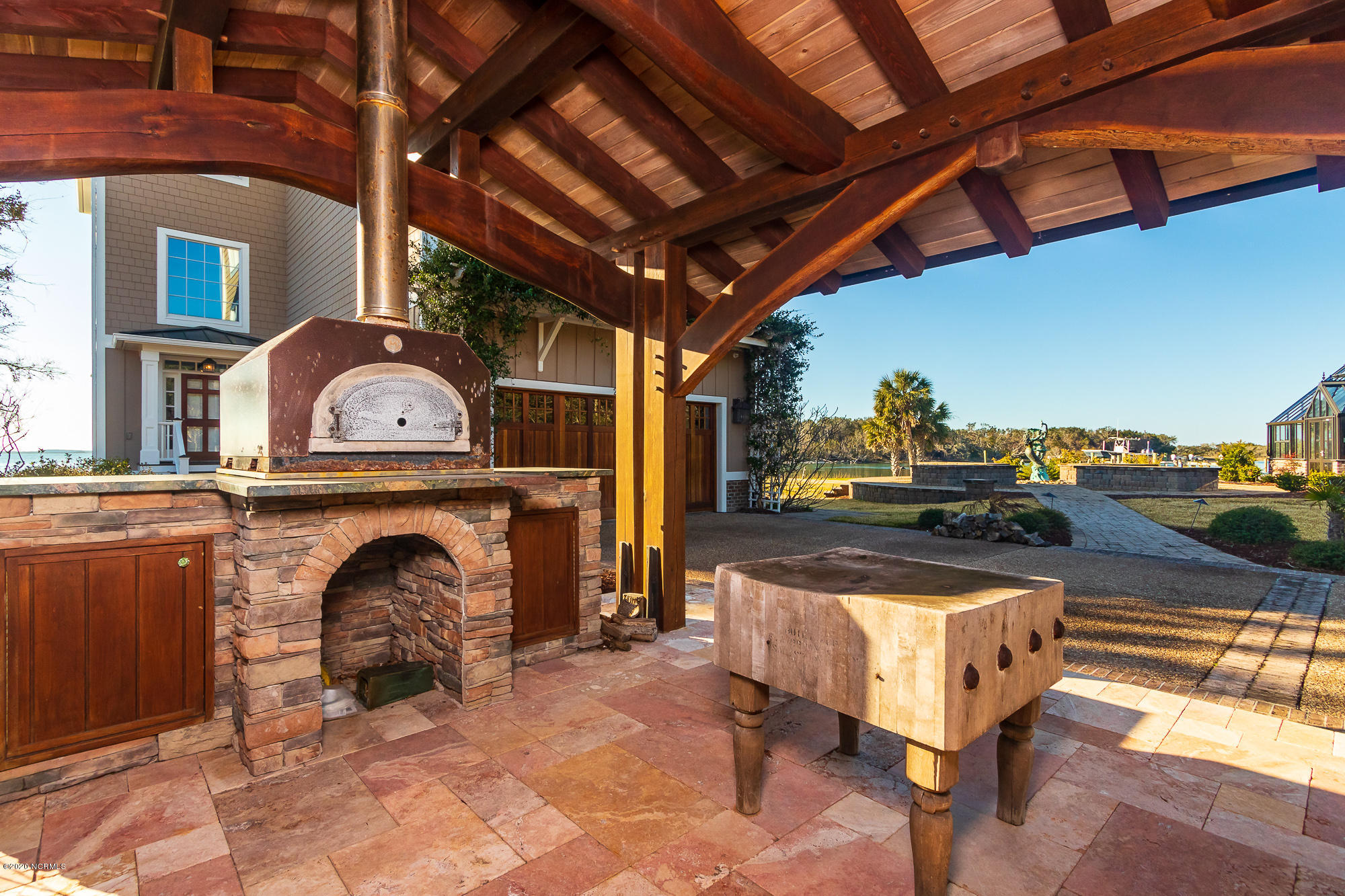 2680 Lennoxville Road Beaufort, NC 28516 - Photo 8 of 61 Outdoor kitchen area for entertaining