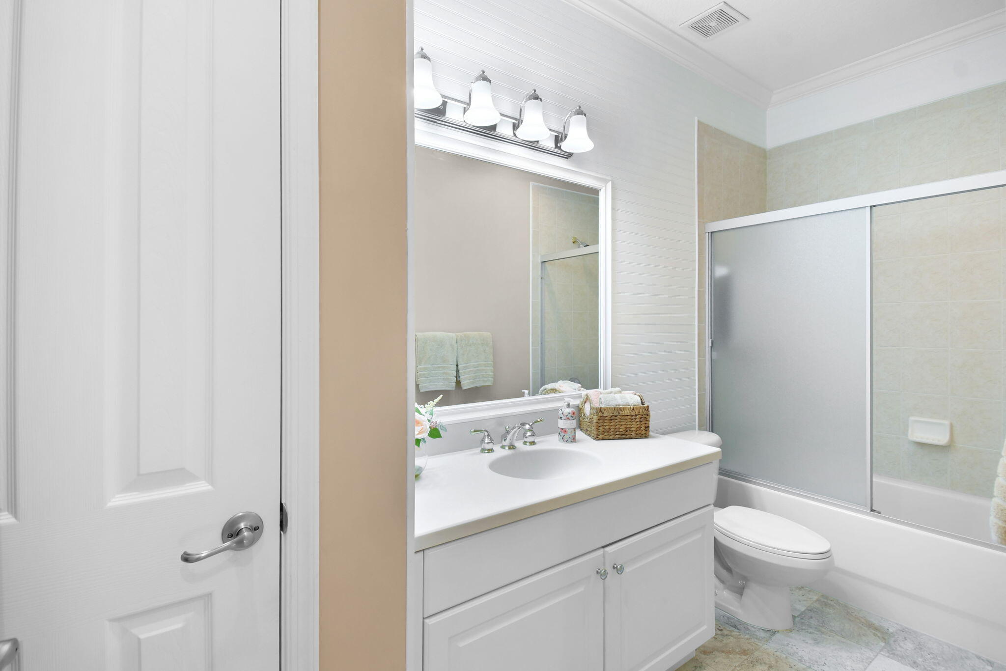 254 Southwest Walking Path Stuart, FL 34997 - Photo 21 of 31 a bathroom with a sink a toilet and shower