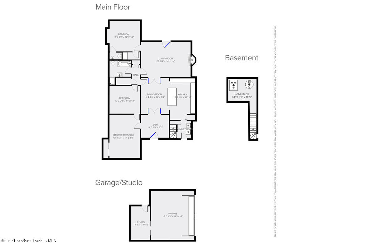862 North Hill Avenue Pasadena, CA 91104 - Photo 28 of 28 floorplan-mls
