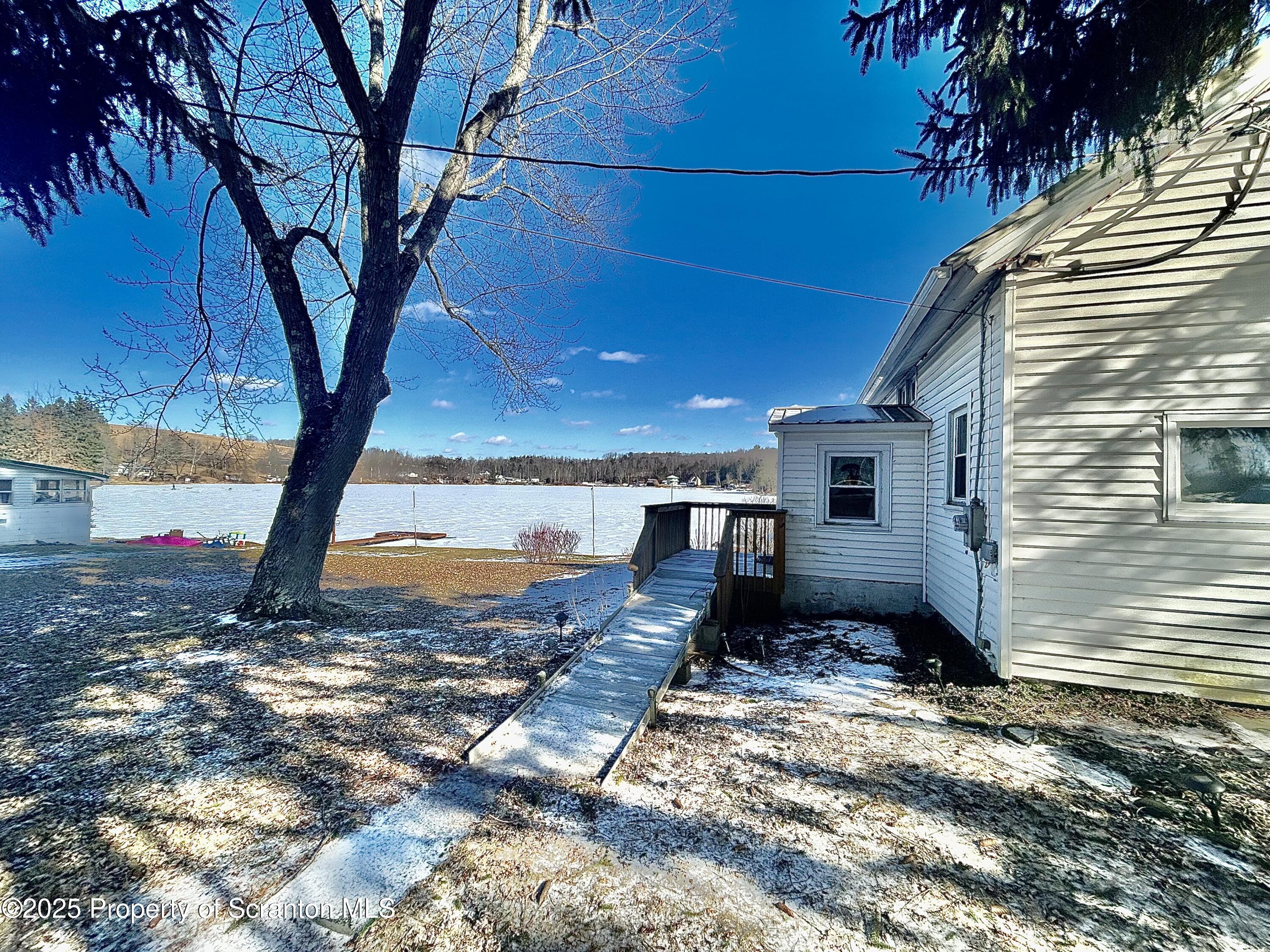 166 State Rte 2005 Springville, PA 18844 - Photo 34 of 44 a view of a backyard of a house