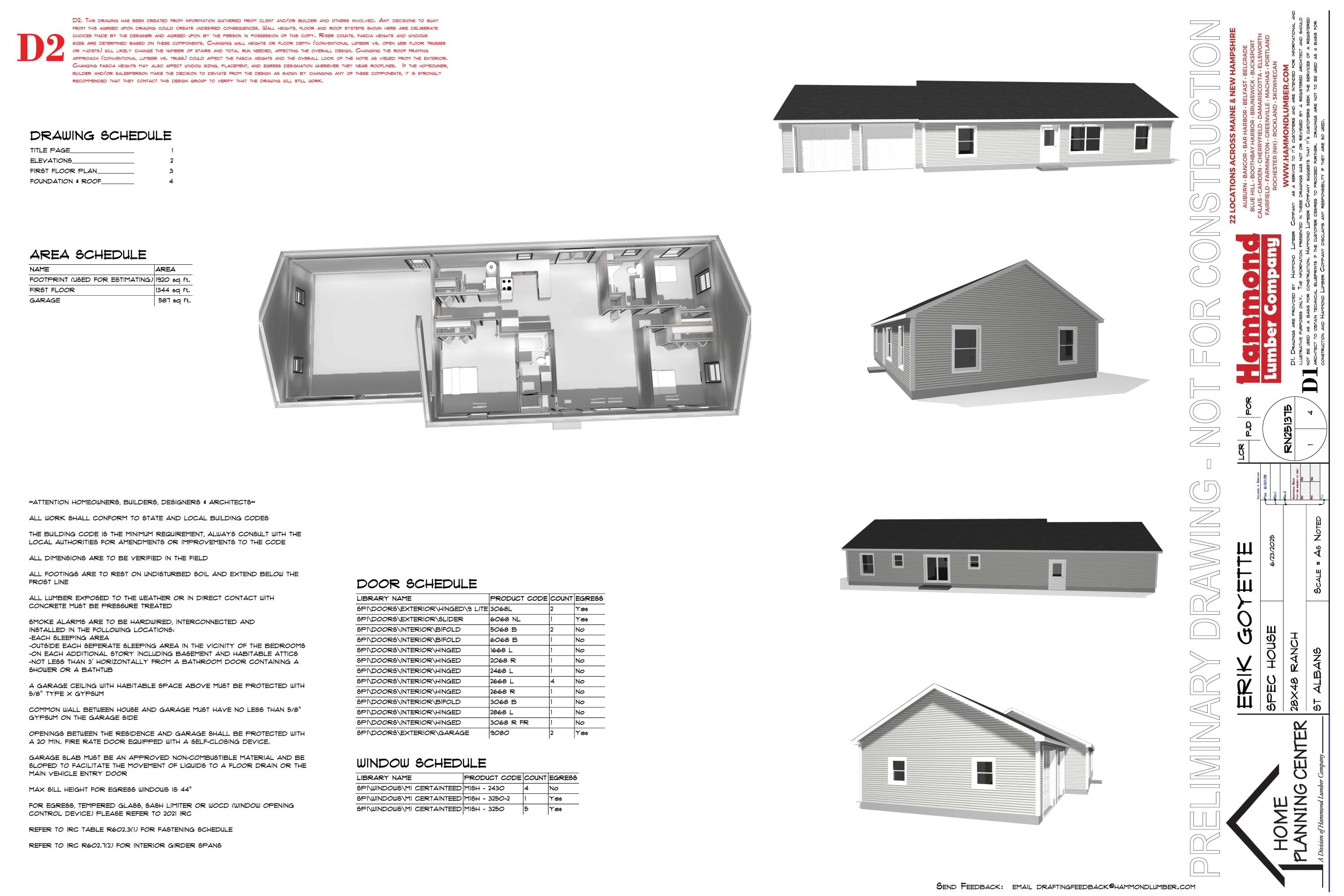 M15-l16-1 M15-l16-1 Oldham Road St. Albans, ME 04971 - Photo 24 of 28 Page 1 Preliminary Drawing m15l16-1