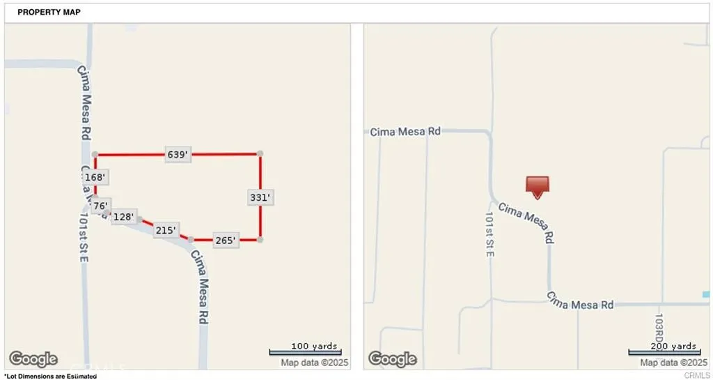 0 Cima Mesa Road Juniper Hills, CA 93543 - Photo 6 of 6 Property Profile map.