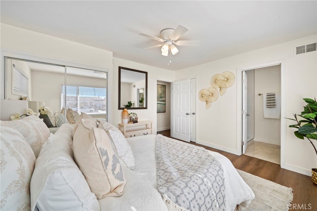 9561 Cardinal Avenue Westminster, CA 92683 - Photo 18 of 34 new finishes throughout, including imported marble-type porcelain tile flooring, smooth ceilings, extensive recessed lighting, ceiling fans, dual-pane windows, custom blinds, designer paint colors