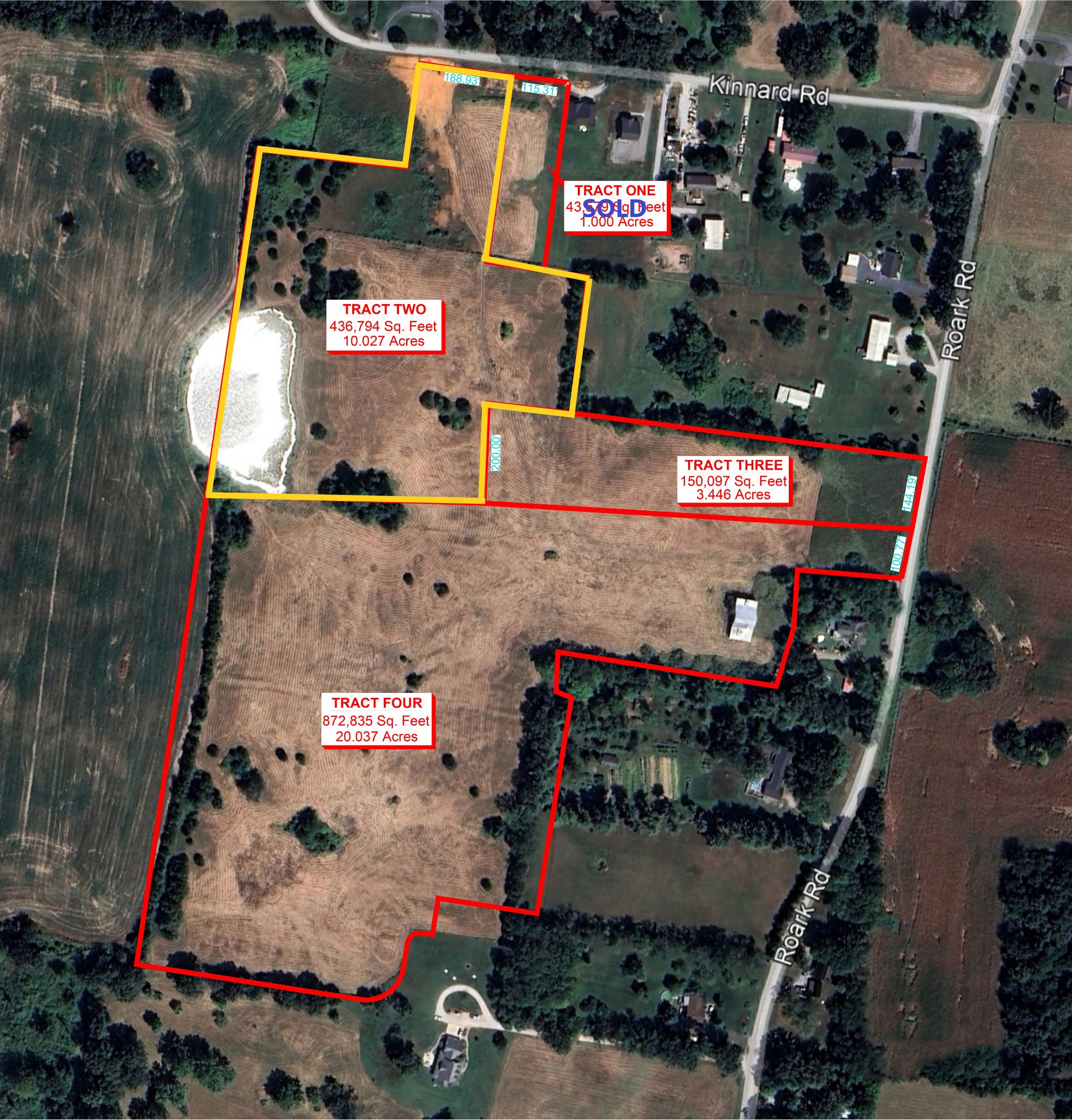 an aerial view of a street