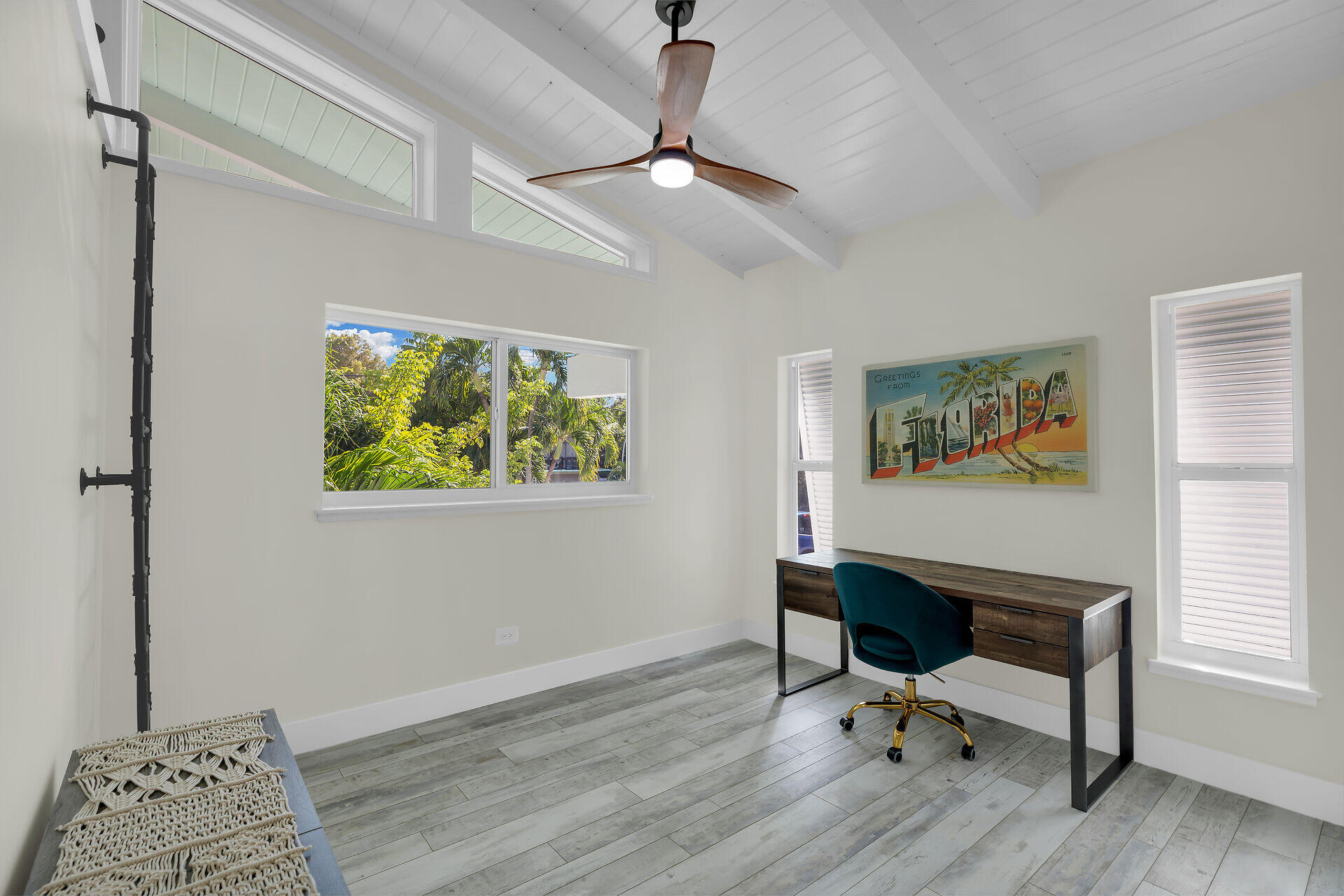 147 Sioux Street Tavernier, FL 33070 - Photo 22 of 41 a view of a workspace with furniture and a window