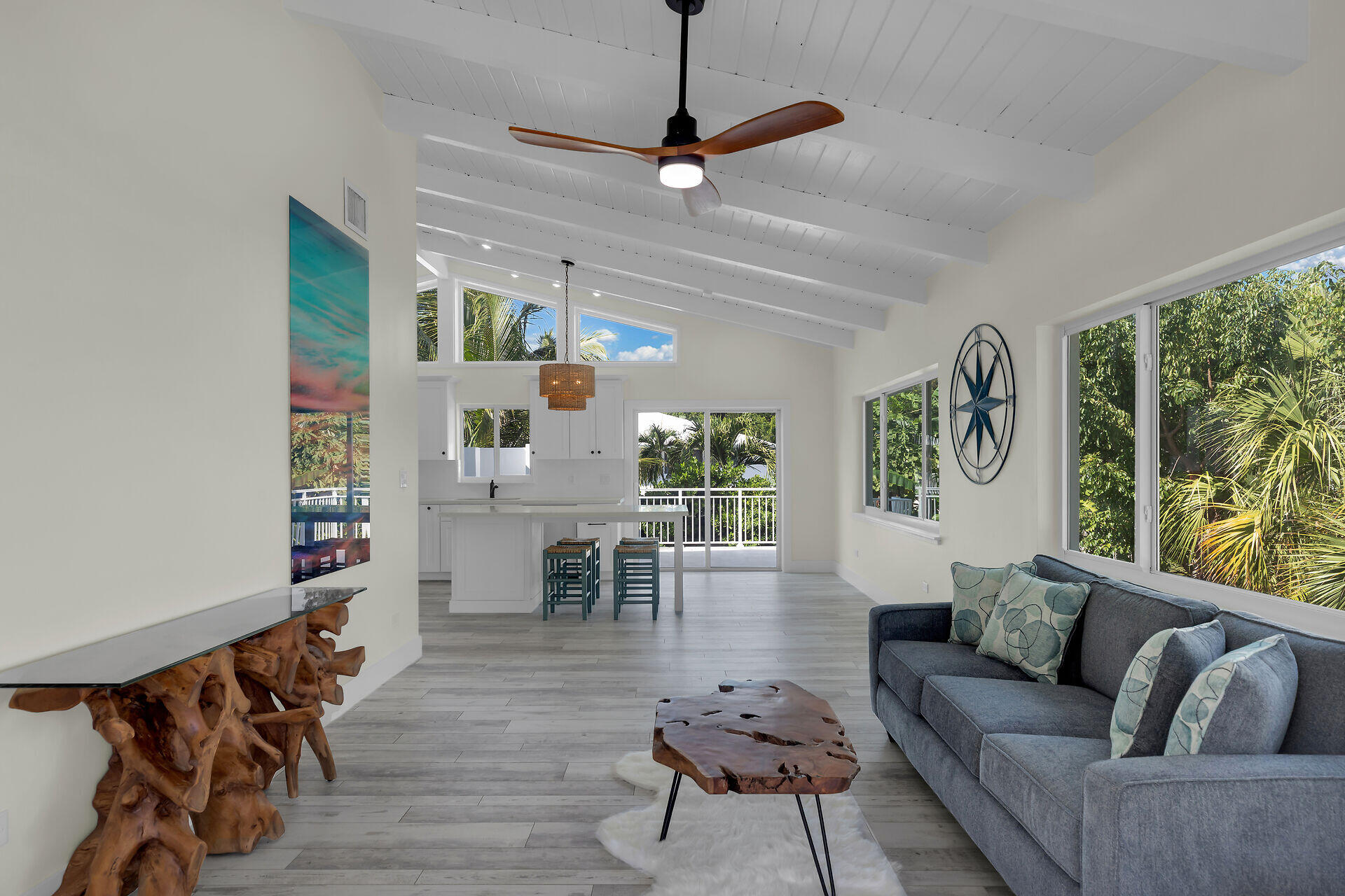 147 Sioux Street Tavernier, FL 33070 - Photo 5 of 41 a living room with furniture and a wooden floor