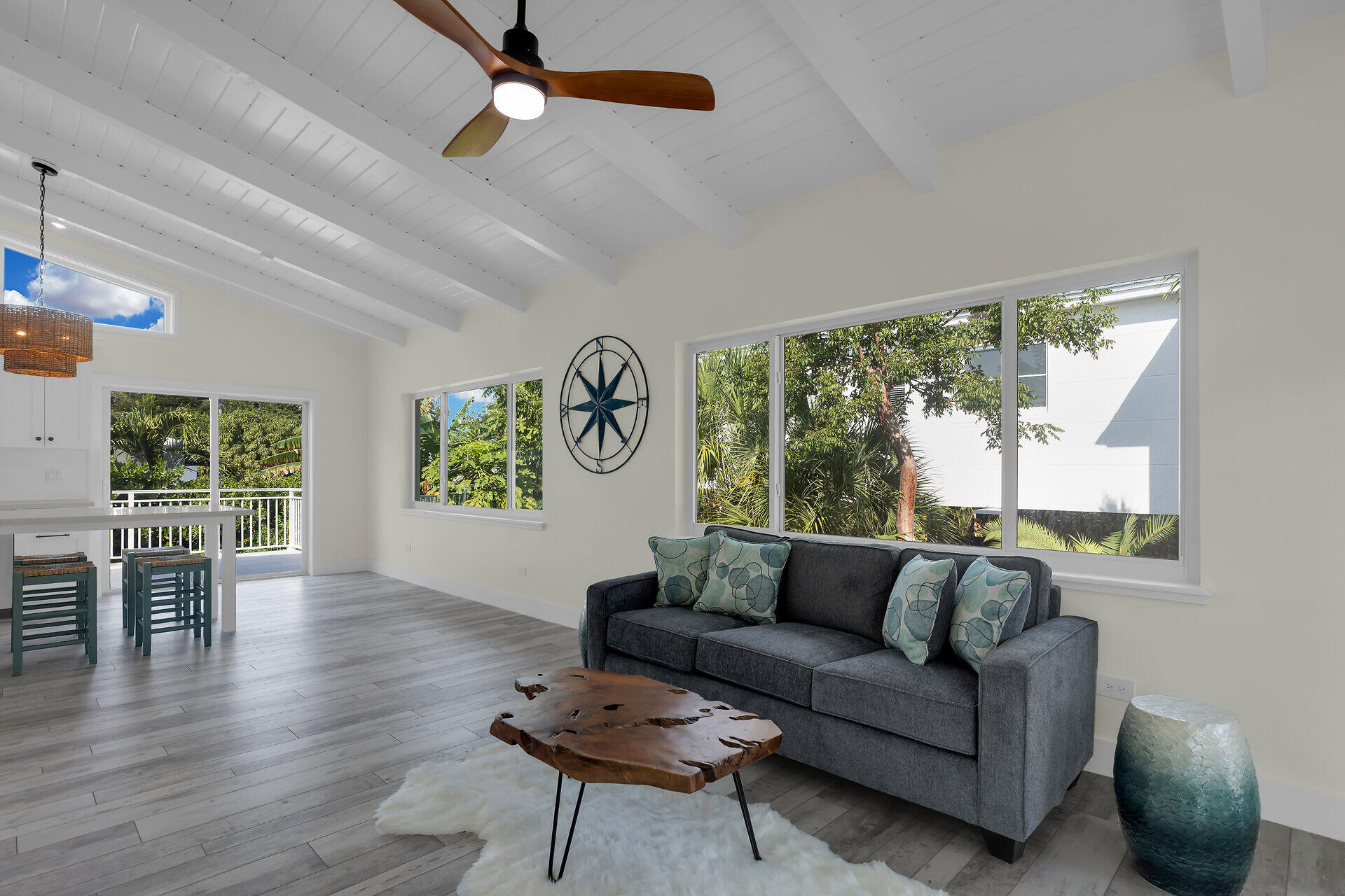 147 Sioux Street Tavernier, FL 33070 - Photo 7 of 41 a living room with furniture and a large window