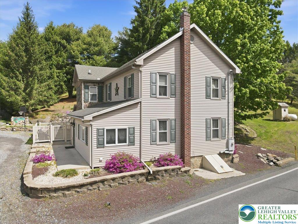 4880 Little Gap Road Kunkletown, PA 18058 - Photo 62 of 100 This charming home offers a welcoming facade with traditional architectural elements.