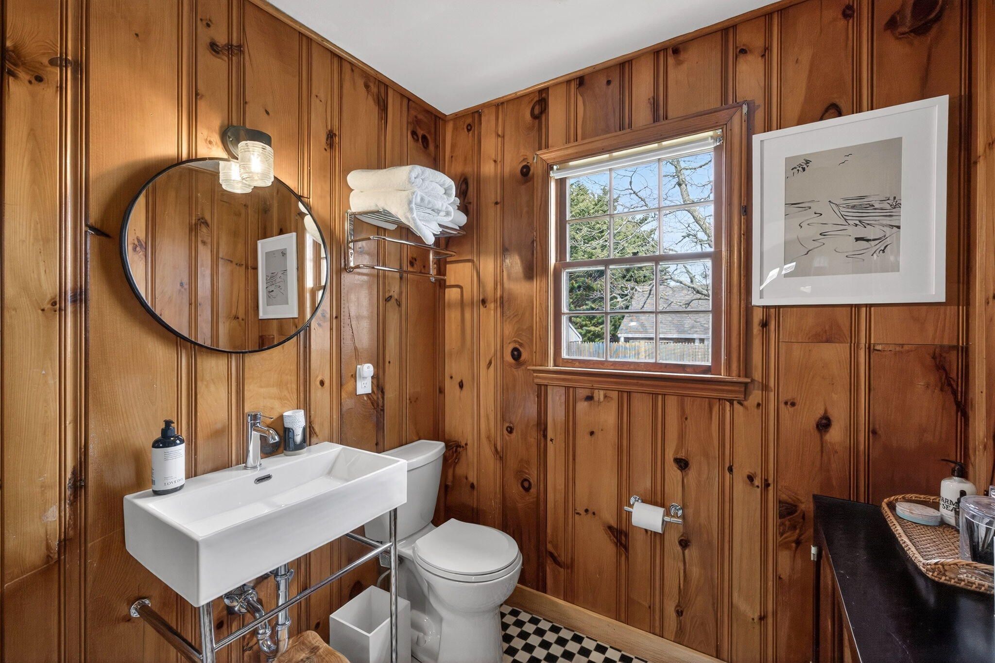6 Manning Road Dennis Port, MA 02639 - Photo 25 of 53 a bathroom with a sink a toilet and a mirror