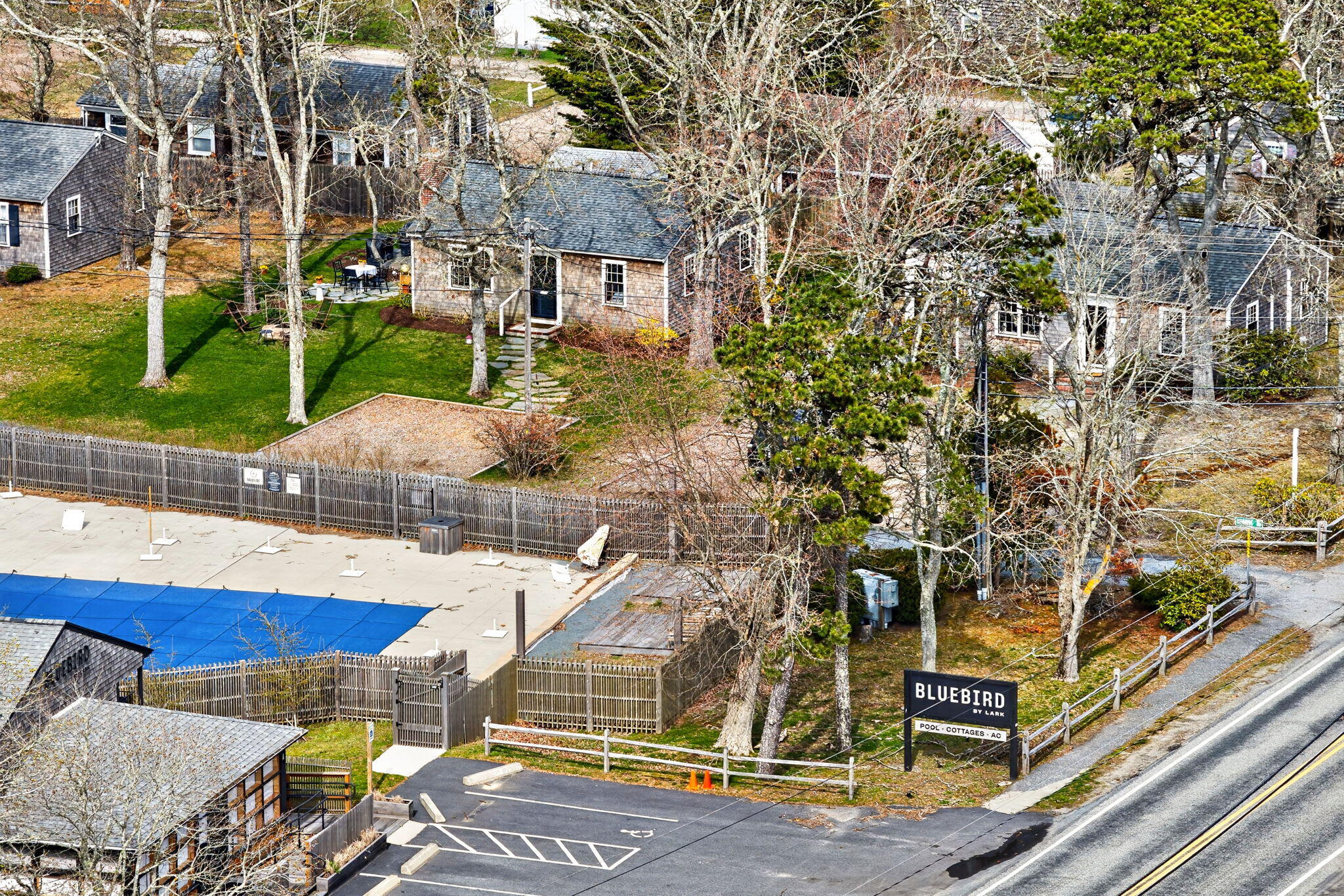 6 Manning Road Dennis Port, MA 02639 - Photo 49 of 53 a view of a backyard with swimming pool