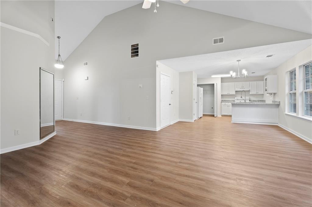 7815 Ridge Top Terrace Douglasville, GA 30134 - Photo 15 of 31 a view of kitchen with wooden floor