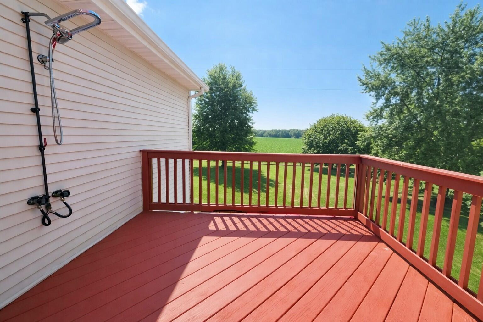 6640 Wolf Lake Road Jackson, MI 49201 - Photo 12 of 22 primary br deck w shower