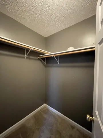 a close view of closet