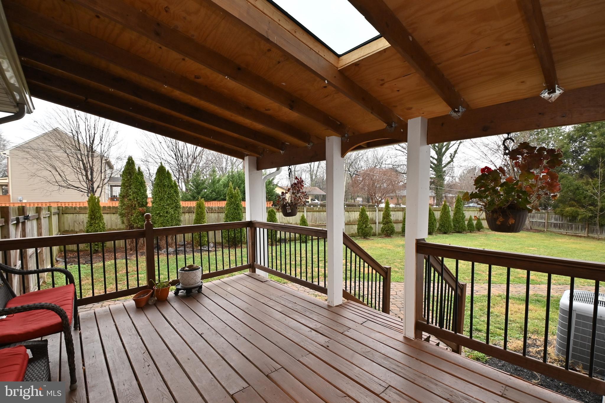 8018 Fordson Road Alexandria, VA 22306 - Photo 46 of 54 2nd Cover Porch back side off FR
