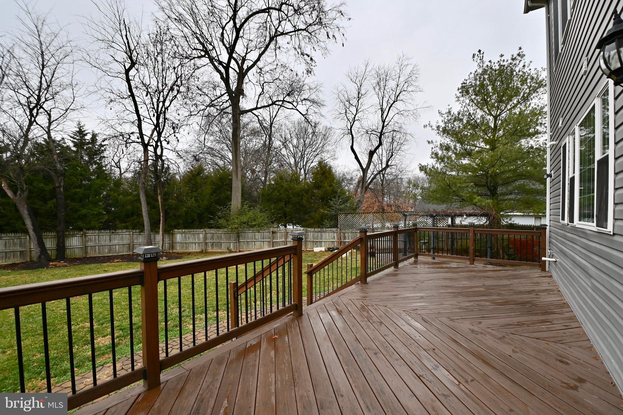8018 Fordson Road Alexandria, VA 22306 - Photo 51 of 54 Huge back deck off kitchen
