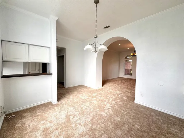 a view of a kitchen with a stove