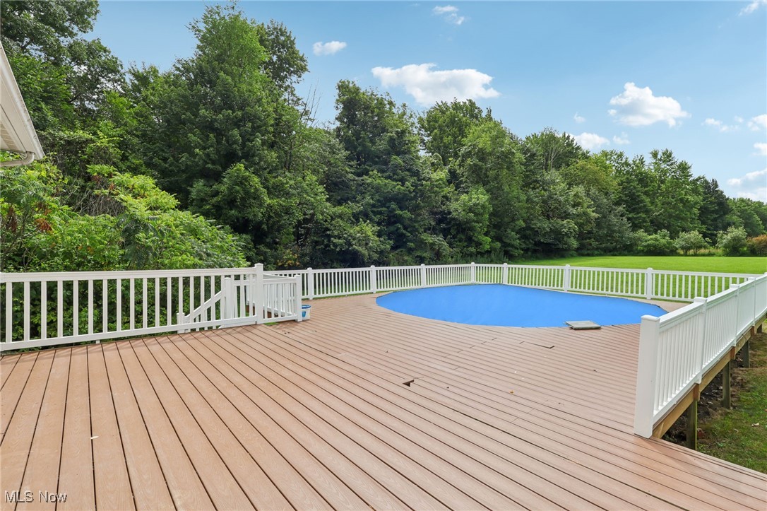 476 Garrison Road Ashtabula, OH 44004 - Photo 13 of 50 View of pool featuring a deck