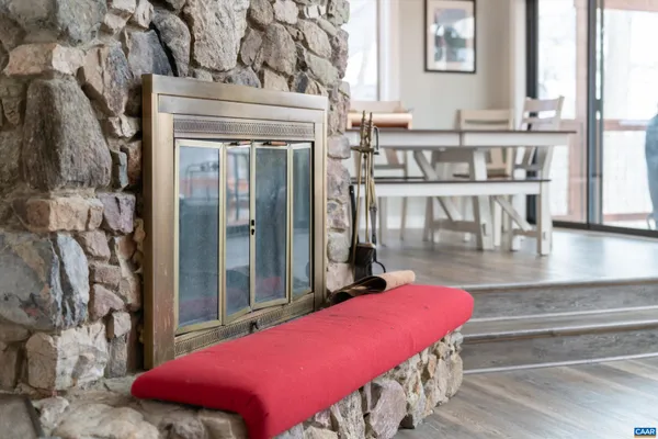 a view of house with outdoor seating space