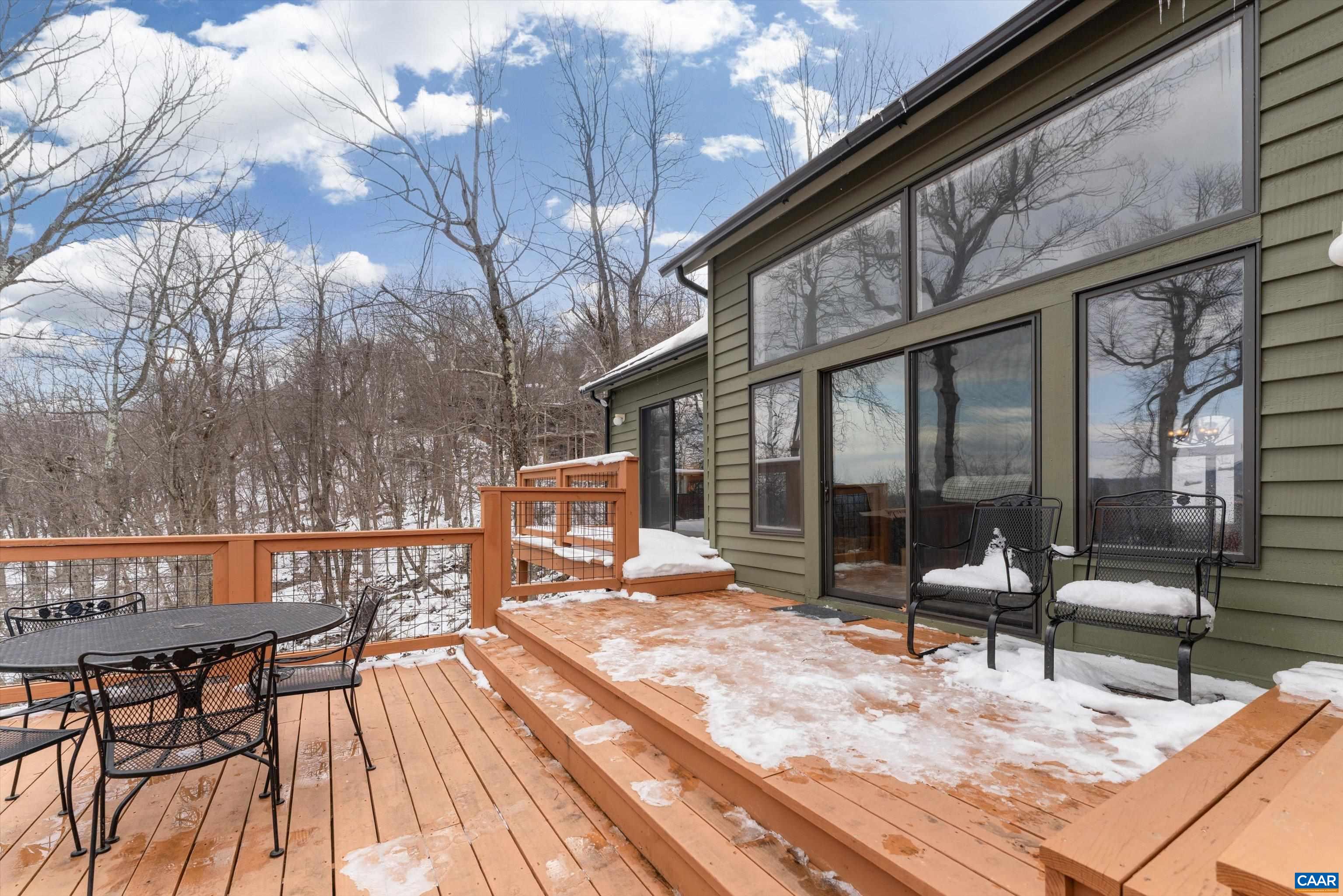 131 Crawfords Edge Wintergreen, VA 22967 - Photo 46 of 75 a building outdoor space with patio furniture and potted plants