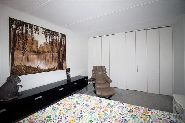 a living room with a couch and a table