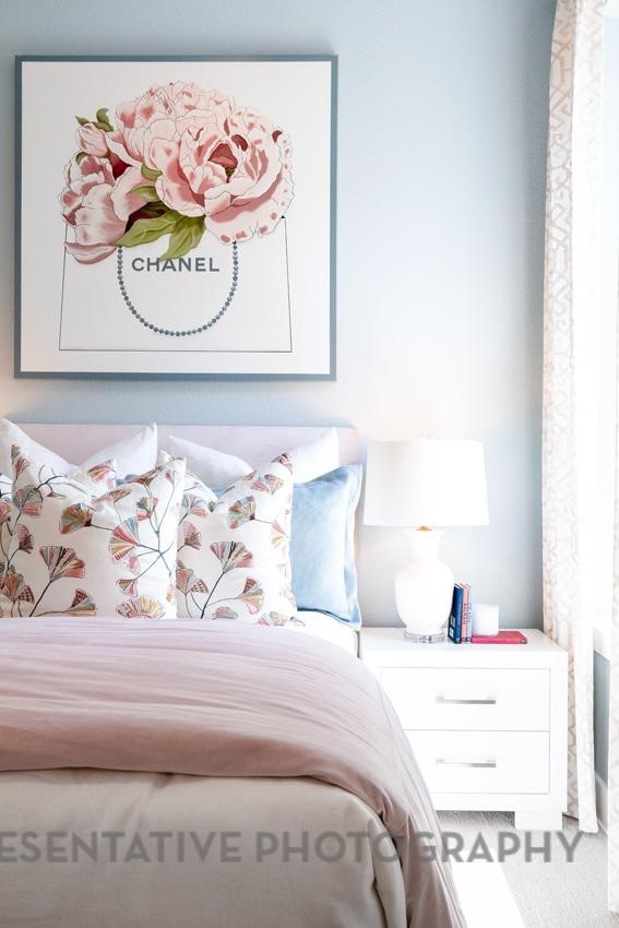 22214 Mount Whitney Road Waller, TX 77484 - Photo 38 of 50 a bedroom with a bed and painting on the wall