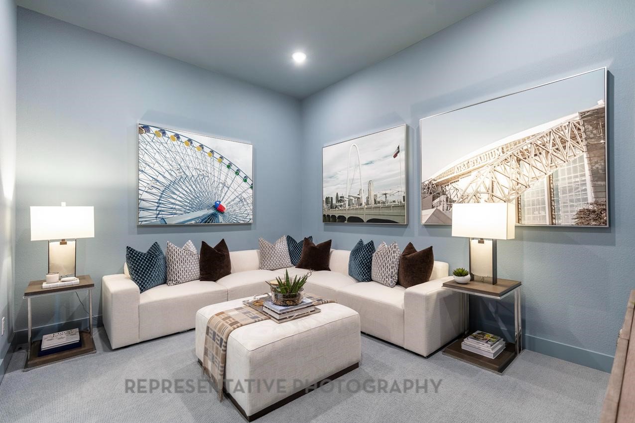 22214 Mount Whitney Road Waller, TX 77484 - Photo 47 of 50 a living room with furniture and a large window