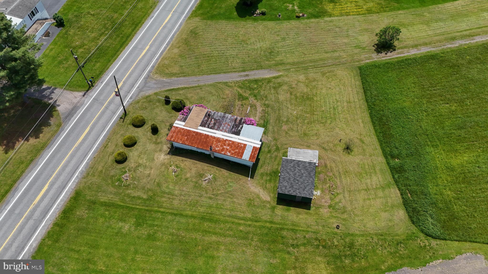 3551 Quakake Road Weatherly, PA 18255 - Photo 10 of 15 a aerial view of a house with a garden