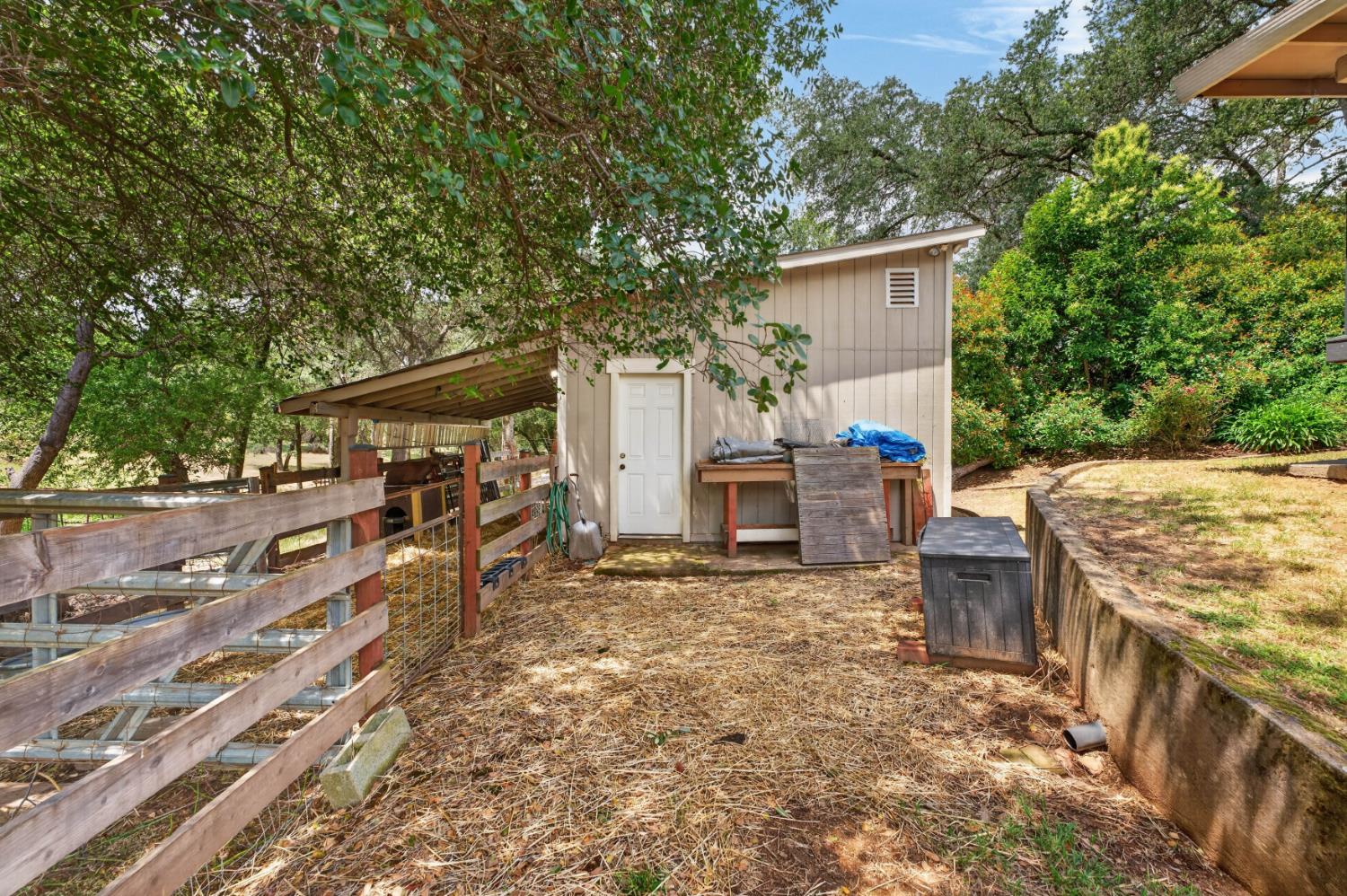 4920 Upson Downs Road Newcastle, CA 95658 - Photo 74 of 98 Goats covered area behind the shop