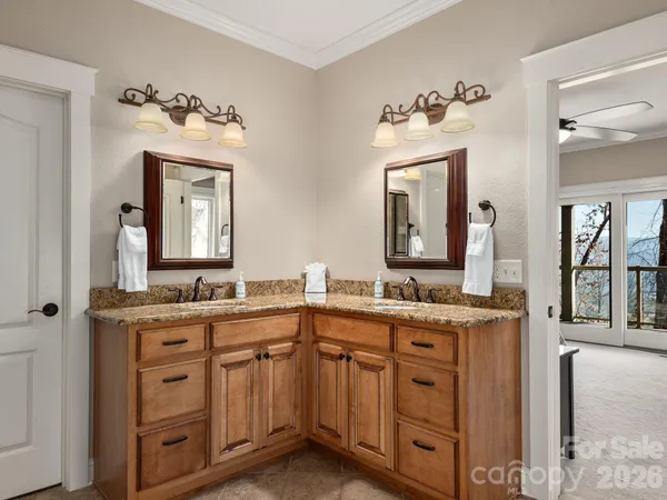 a view of staircase with lots of wooden floor