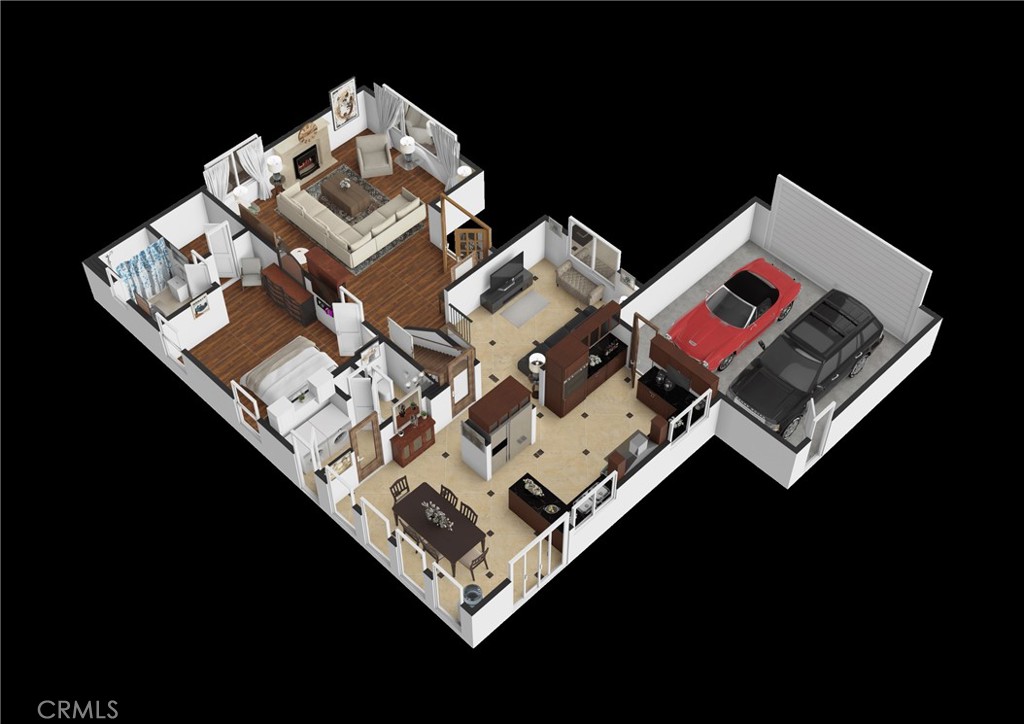 5192 McComber Road Buena Park, CA 90621 - Photo 54 of 58 Ground Level 3D Floor Plan