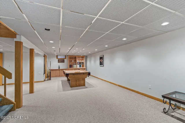 a view of a trees with a yard