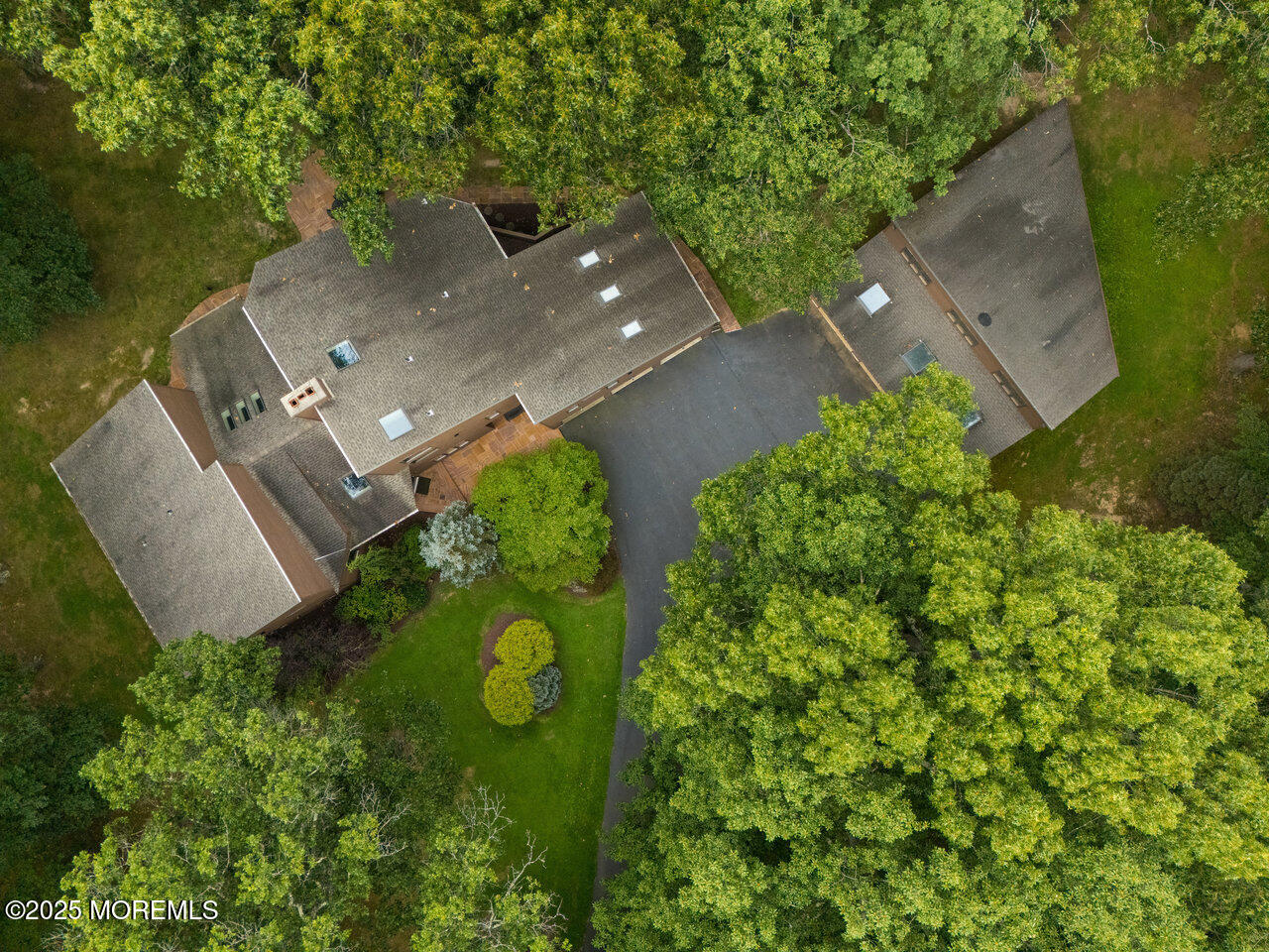 31 Thompson Grove Road Freehold, NJ 07728 - Photo 52 of 54 an aerial view of a house with garden space and street view