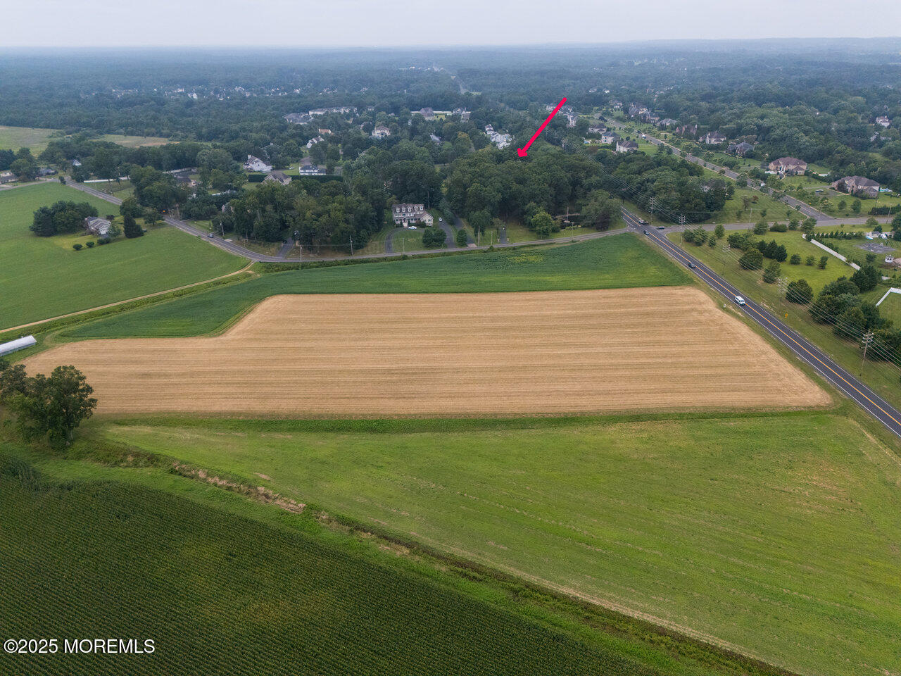 31 Thompson Grove Road Freehold, NJ 07728 - Photo 54 of 54 an aerial view of a houses with a yard