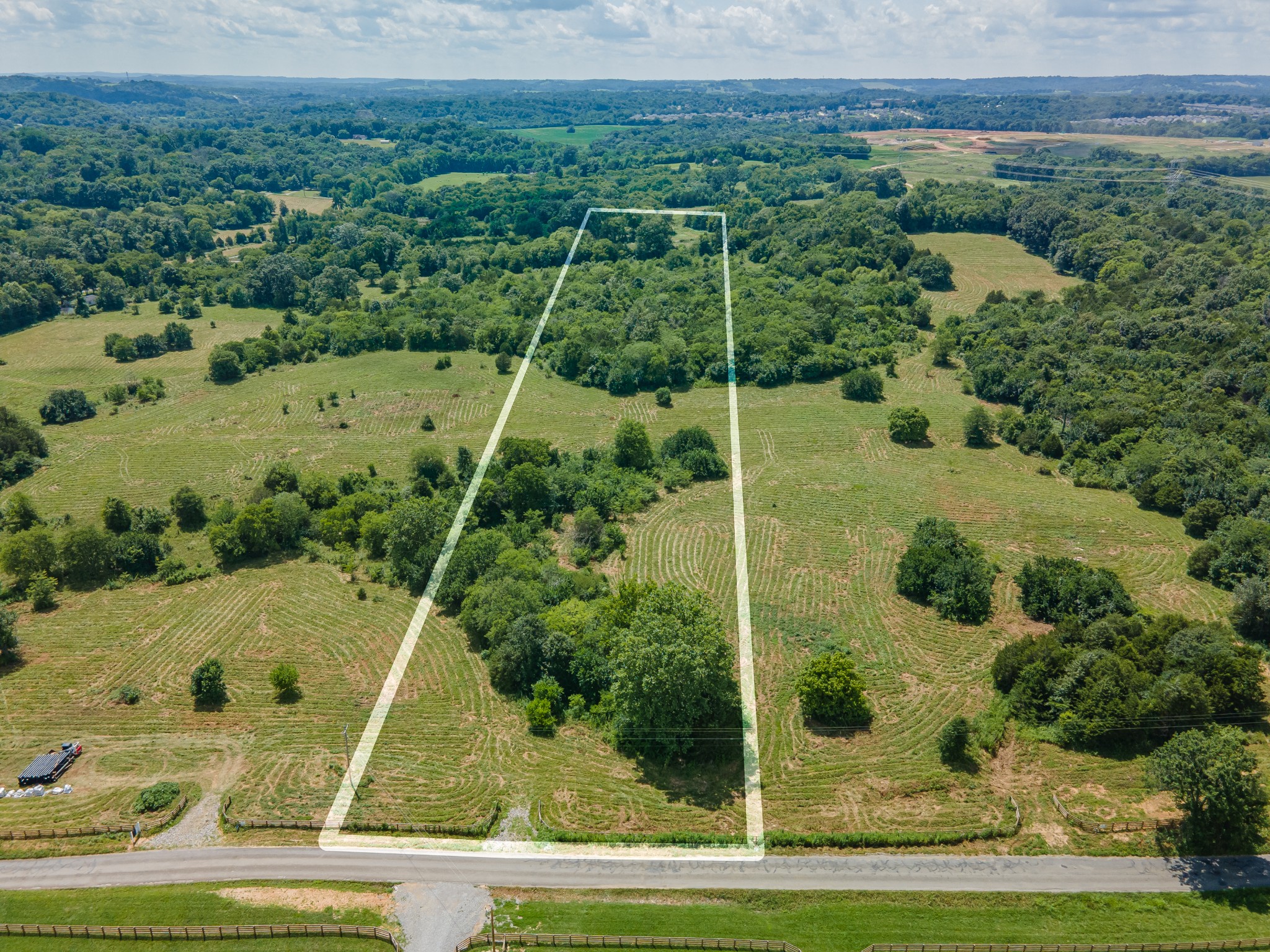 a view of a garden