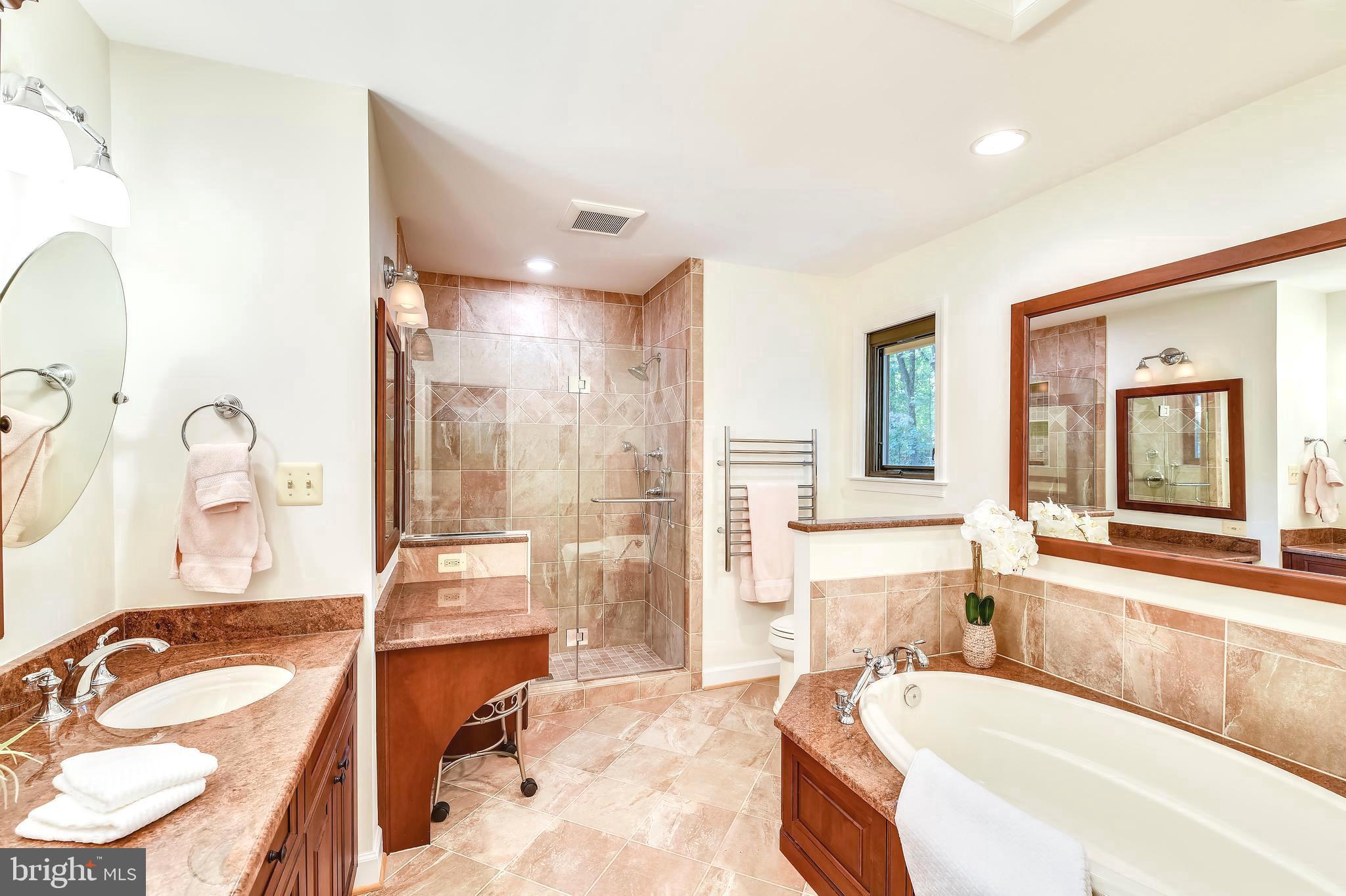 10733 Cross School Road Reston, VA 20191 - Photo 15 of 35 Stunning master spa features heated floors