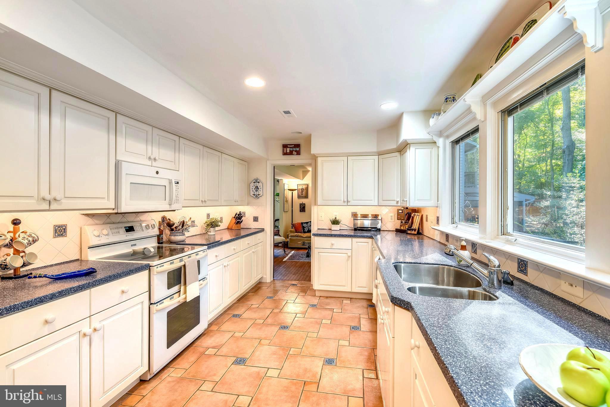 10733 Cross School Road Reston, VA 20191 - Photo 6 of 35 Remodeled kitchen w/gorgeous nature view