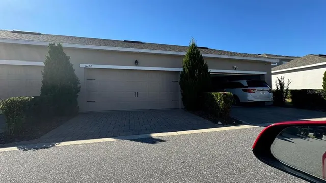 a view of a car garage