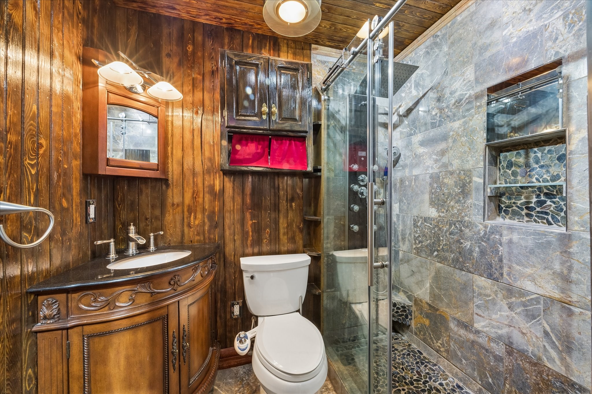 1009 3rd Street Seabrook, TX 77586 - Photo 12 of 20 a bathroom with a toilet and a sink