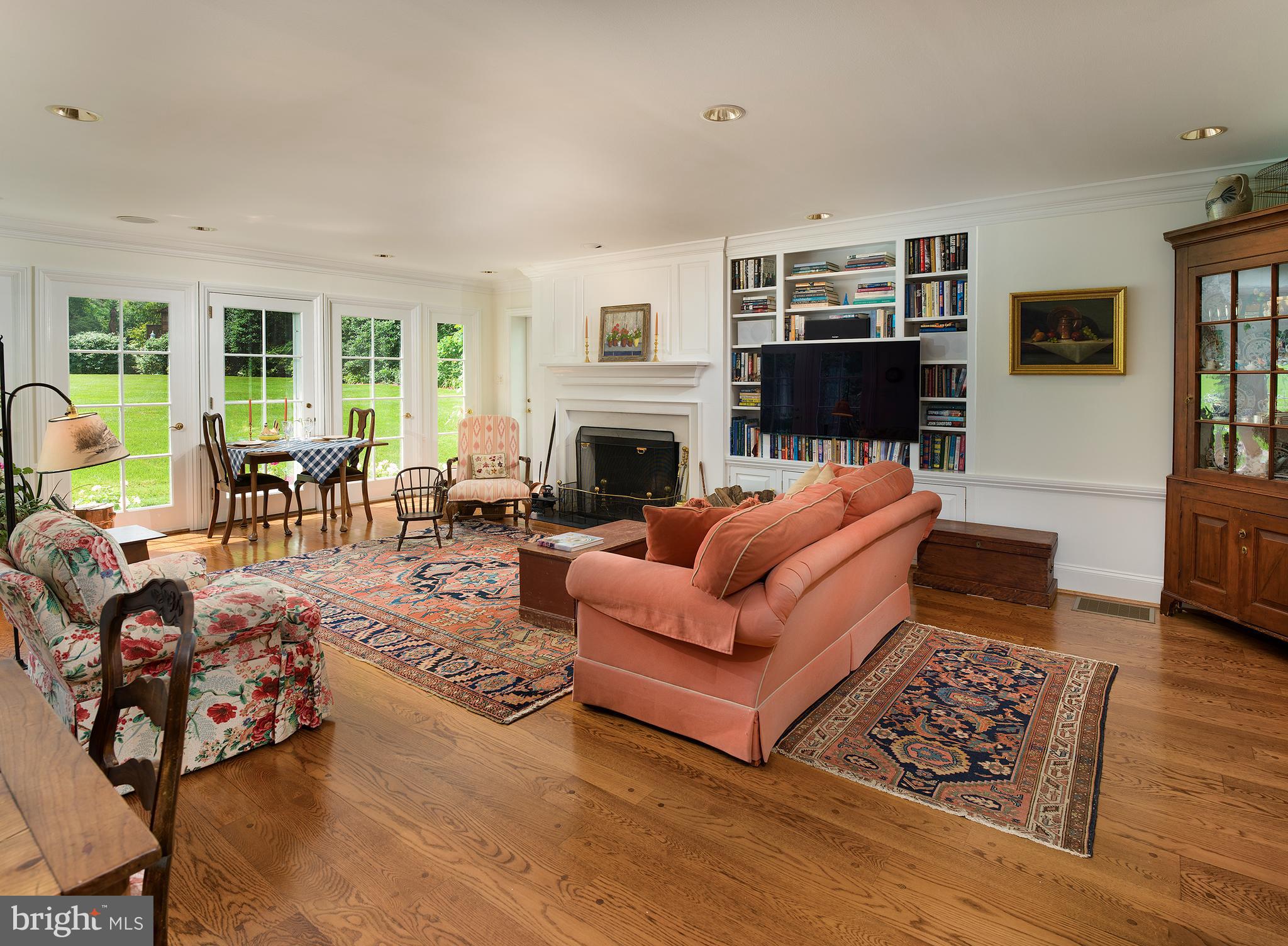 909 Muirfield Road Bryn Mawr, PA 19010 - Photo 16 of 40 Family Room with Fireplace