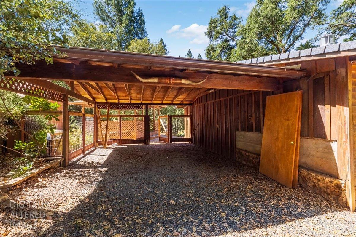 17431 Sutter Creek Road Sutter Creek, CA 95685 - Photo 17 of 26 digitally altered, clients are finishing cleaning this carport out
